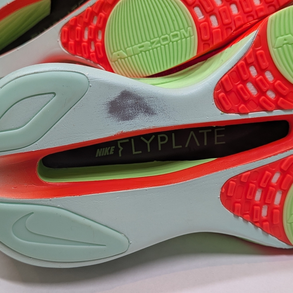 Nike Zoom Fly 6 Bright Crimson Lime Blast FD8315-600 Size 6 - Picture 4 of 9